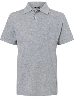 JN Dětské piqué polo 02.0 grey heather model 22436378 - Daiber