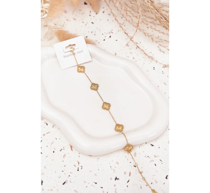 Náramek ze nerezové oceli s květinami ze model 21776861 - Boto Náramek ze nerezové oceli s květinami ze model 21776861 - Boto