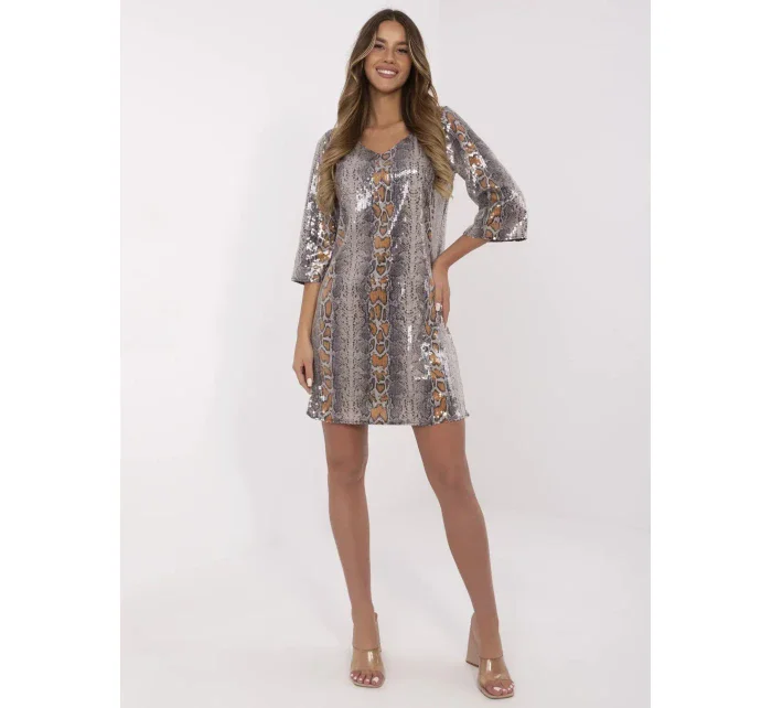 Šaty LK SK model 20976032 tmavě lila - FPrice