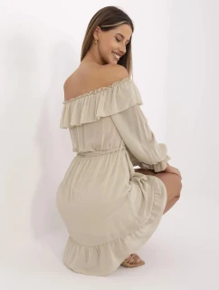 Sukienka TW SK BI 1203.72P jasny beżowy