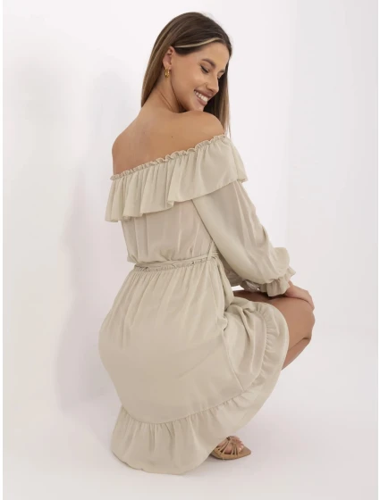 Sukienka TW SK BI 1203.72P jasny beżowy