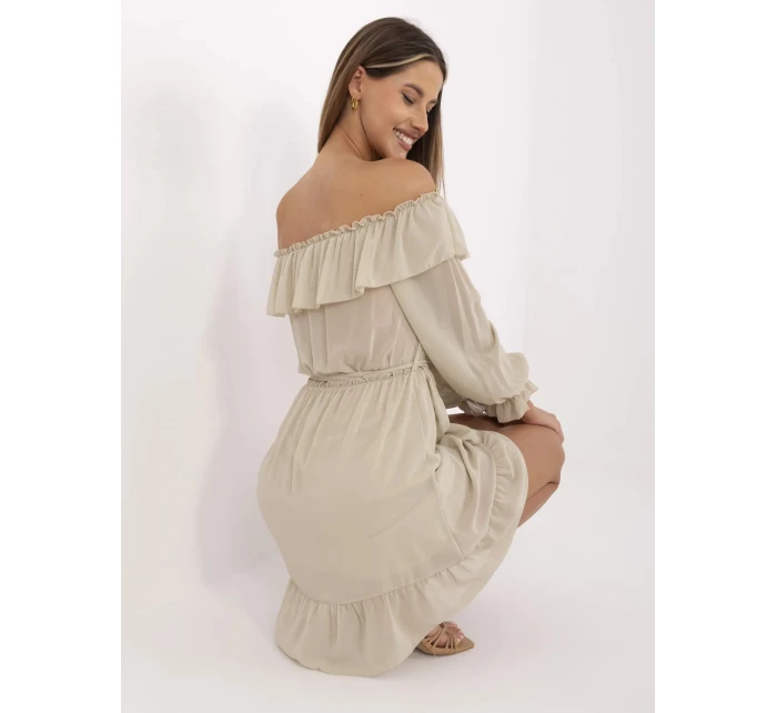 Sukienka TW SK BI 1203.72P jasny beżowy