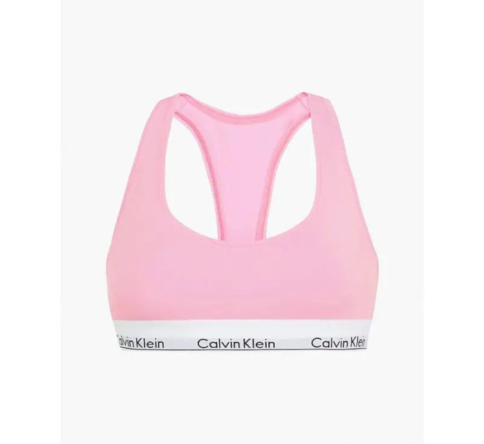 Sportovní podprsenka F3785E - TOE - Pastelově růžová - Calvin Klein