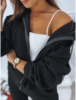 Dámská tepláková souprava AMILIA PREMIUM černá FashionStreet AY0741 Dámská tepláková souprava AMILIA PREMIUM černá FashionStreet AY0741