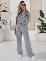 Dámská tepláková souprava CHARM světle šedá FashionStreet AY0958 Dámská tepláková souprava CHARM světle šedá FashionStreet AY0958