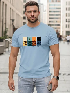 Koszulka męska z nadrukiem model 22182583 - FashionStreet