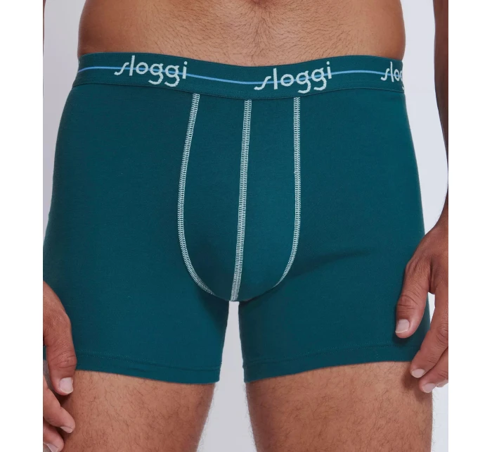 Pánské boxerky Start Hipster C2P box - UNKNOWN - tyrkysové V017 - SLOGGI Pánské boxerky Start Hipster C2P box - UNKNOWN - tyrkysové V017 - SLOGGI