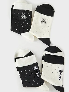 WiK SO&LI QY009-11 Dámské ponožky 060 Zirconia vzor 35-42