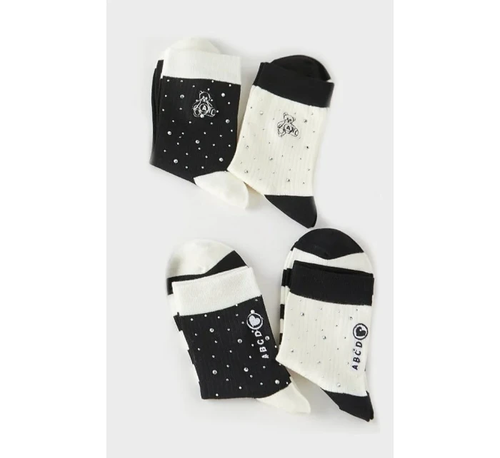 WiK SO&LI QY009-11 Dámské ponožky 060 Zirconia vzor 35-42