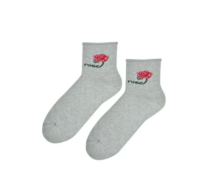 Vzorované netlačící ponožky Steven art.099 35-40