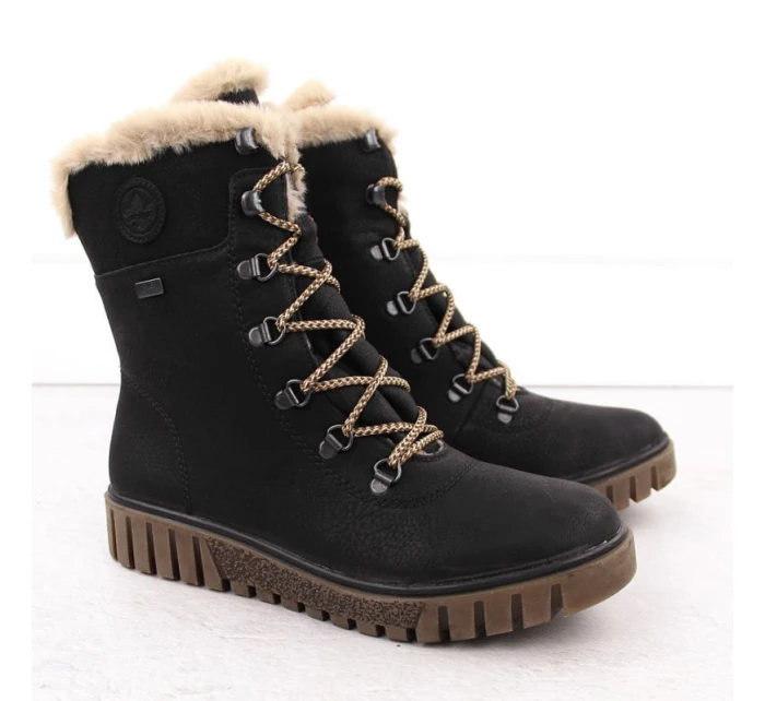 W  boty s kožešinou model 20810158 - Rieker
