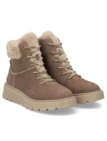 Boty s kožešinou W model 20739487 - Rieker Boty s kožešinou W model 20739487 - Rieker