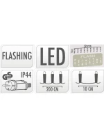 LAMPKI CHOINKOWE LED CIEPŁY BIAŁY FLASH model 21832469 LAMPKI CHOINKOWE LED CIEPŁY BIAŁY FLASH model 21832469