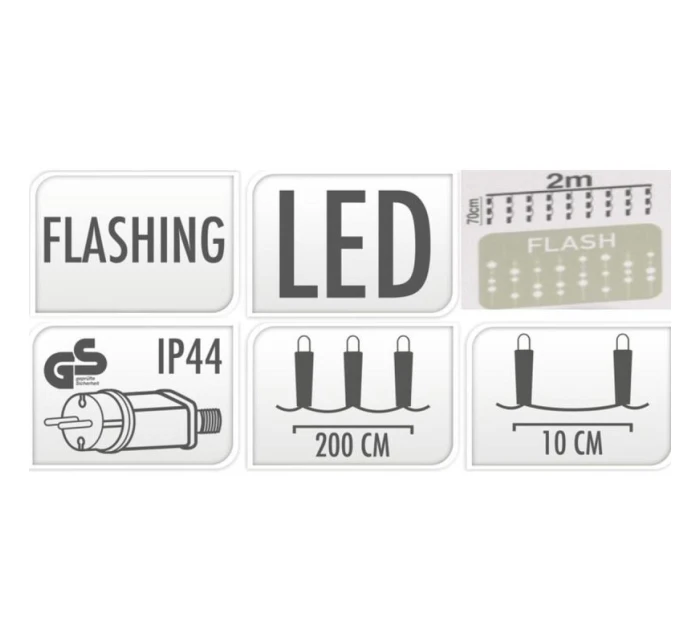 LAMPKI CHOINKOWE LED CIEPŁY BIAŁY FLASH model 21832469 LAMPKI CHOINKOWE LED CIEPŁY BIAŁY FLASH model 21832469