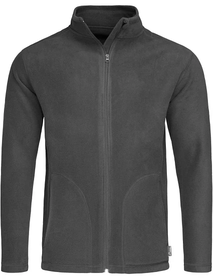 Stedman Fleece Jacket Men Pánská fleecová bunda 05.5030 grey steel Stedman Fleece Jacket Men Pánská fleecová bunda 05.5030 grey steel