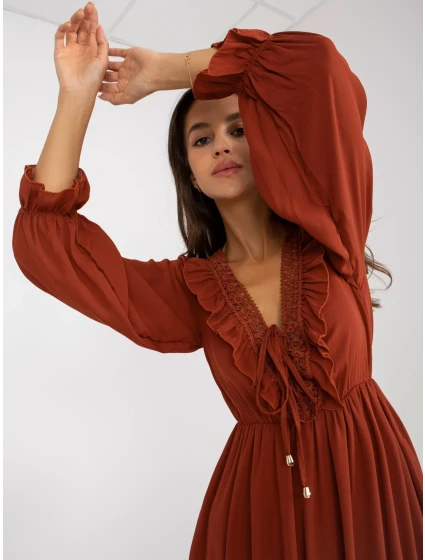 Šaty TW SK BI 0761 1.73P tmavě oranžová