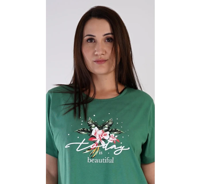 Dámská noční košile s krátkým rukávem Today is bautiful