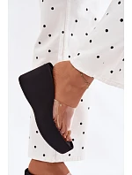 Dámské sandály na platformě s páskem Černé model 22107268 - Boto Dámské sandály na platformě s páskem Černé model 22107268 - Boto