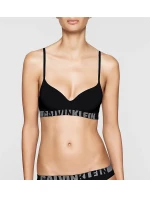 Podprsenka bez kostice QF1631E-001 černá - Calvin Klein