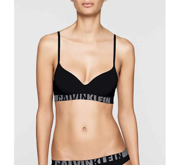 Podprsenka bez kostice QF1631E-001 černá - Calvin Klein