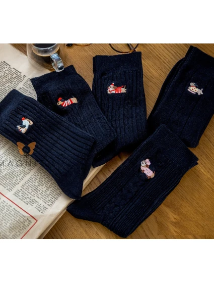 Magnetis ponožky YN5033 Jezevčík