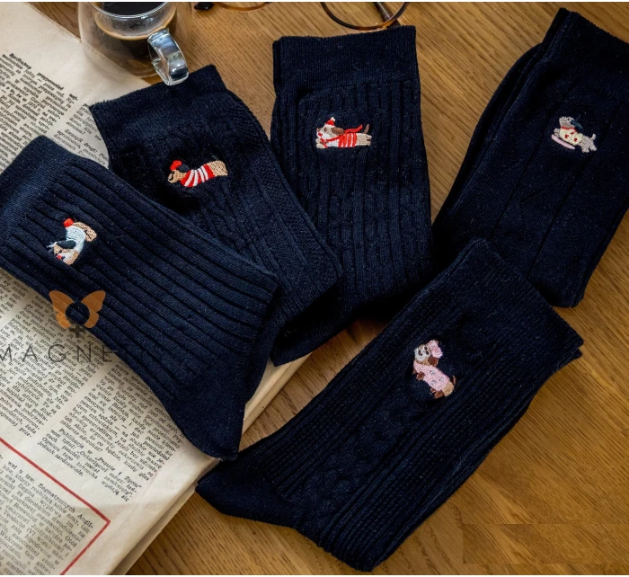 Magnetis ponožky YN5033 Jezevčík