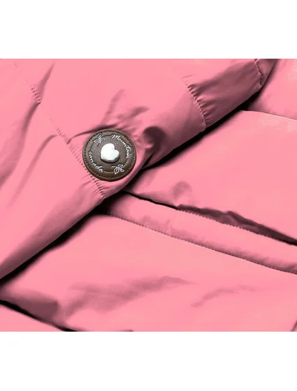 Růžová dámská zimní péřová bunda model 21248618 - CANADA Mountain