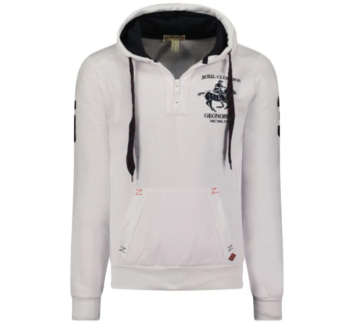 Geographical Norway Folton EO 100 M WW4783H/GNO-Bílá mikina