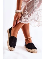 Klasické dámské espadrilky prolamované Černá model 21588437 - S.Barski Klasické dámské espadrilky prolamované Černá model 21588437 - S.Barski