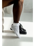 Dámské Bavlněné Ponožky S model 21679109 Bílé - Milena Dámské Bavlněné Ponožky S model 21679109 Bílé - Milena