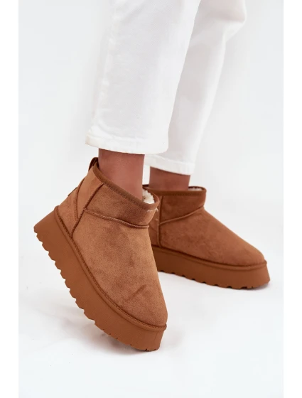 Dámské sněhule na platformě Camel model 21711045 - Boto