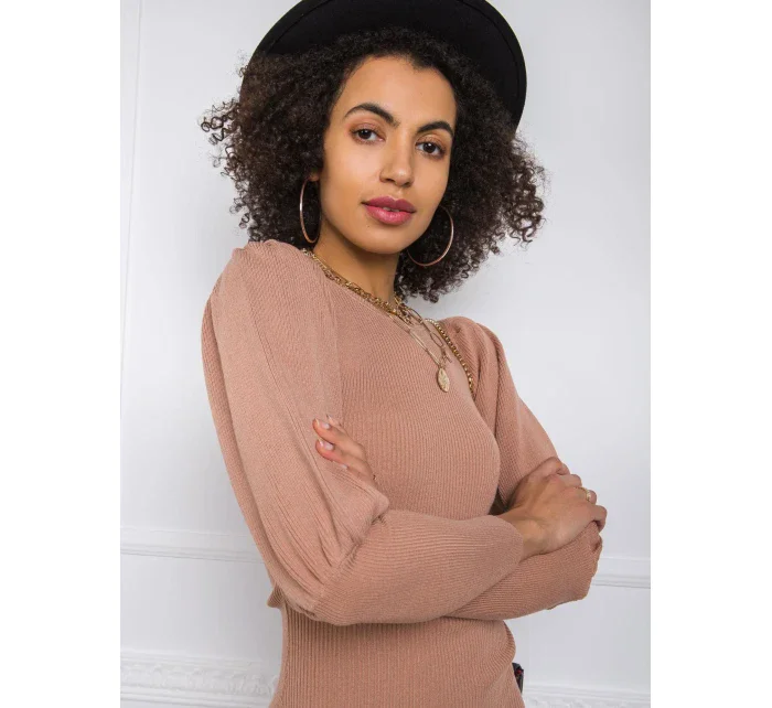 Šaty EM SK PL3850.66P světle hnědá