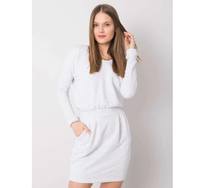 Šaty RV SK 6037.18X světle šedá Šaty RV SK 6037.18X světle šedá