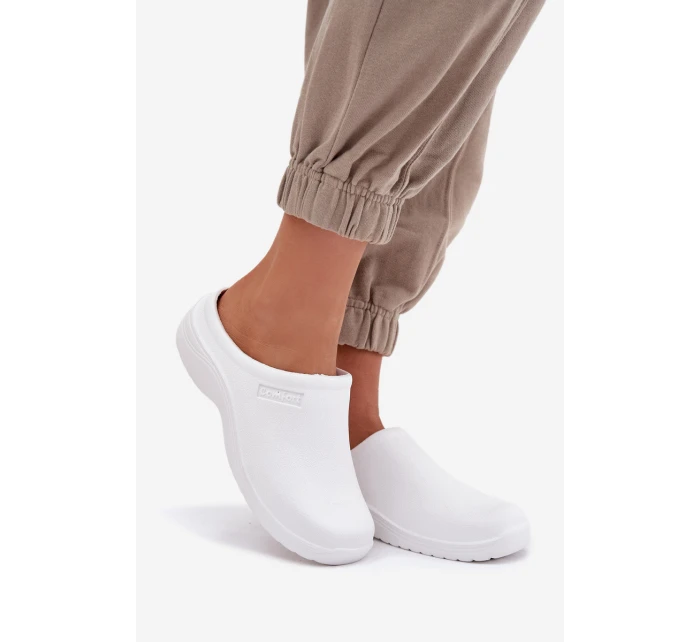 Dámské pěnové pantofle – bílé Parissa