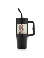 Personalizovaná termoska s barevným víčkem s fotografií 