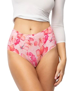 Dámské kalhotky Mallow Simple Maxi růžové- Julimex