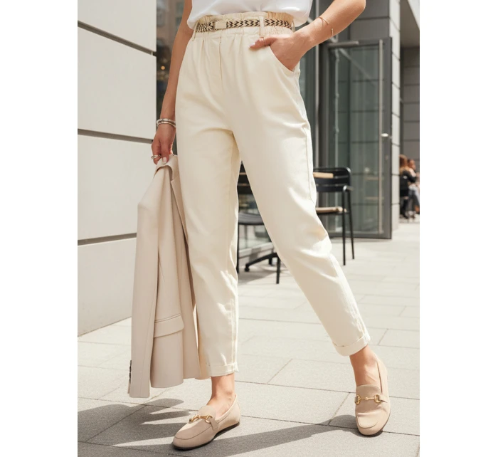 Dámské látkové kalhoty ERLON yellow FashionStreet UY2029 Dámské látkové kalhoty ERLON yellow FashionStreet UY2029