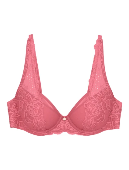 Dámská podprsenka Wild Peony Florale WP - RED - růžová 3880 - TRIUMPH