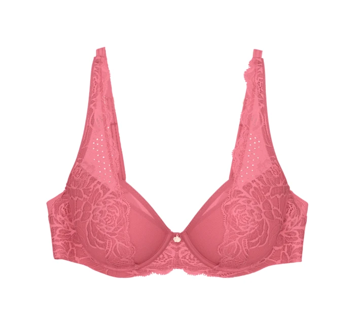 Dámská podprsenka Wild Peony Florale WP - RED - růžová 3880 - TRIUMPH