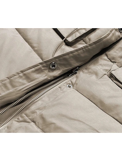 PUCHOWA KURTKA ZIMOWA DAMSKA BEŻOWA model 21245173 - CANADA Mountain