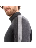 Icebreaker pánské termotriko M Zoneknit 260 LS Half Jet H/BLK grey (IB0A56HF585) Icebreaker pánské termotriko M Zoneknit 260 LS Half Jet H/BLK grey (IB0A56HF585)