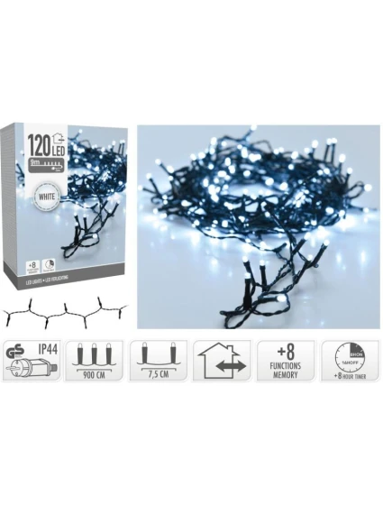 LAMPKI CHOINKOWE 120 LED BIAŁY model 21832451 LAMPKI CHOINKOWE 120 LED BIAŁY model 21832451
