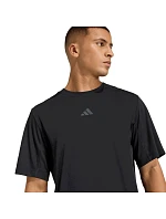 Pánské tričko adidas D4T PrimeLift 3 Stripes, černé, KE9937 Pánské tričko adidas D4T PrimeLift 3 Stripes, černé, KE9937