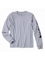Tričko s dlouhým rukávem Carhartt Sleeve Logo TShirt L/S – šedá model 22343293 velikost: L - No name Tričko s dlouhým rukávem Carhartt Sleeve Logo TShirt L/S – šedá model 22343293 velikost: L - No name