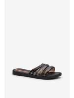 Dámské ploché gumové žabky Puffer Fem Černé model 21662782 - Ipanema Dámské ploché gumové žabky Puffer Fem Černé model 21662782 - Ipanema