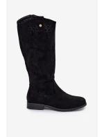 Na Plochém Podpatku S Vzorem Černé model 21685054 - S.Barski