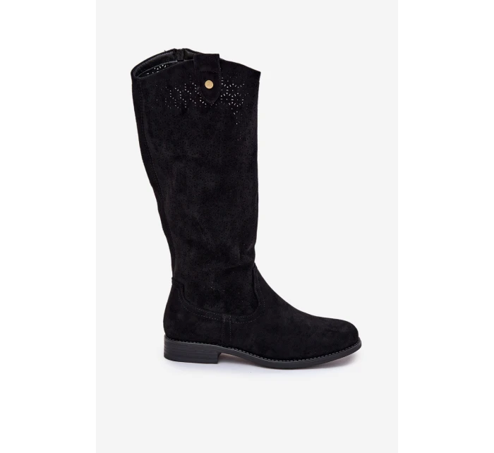 Na Plochém Podpatku S Vzorem Černé model 21685054 - S.Barski