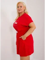 Sukienka RV SK model 19920691 czerwony - FPrice Sukienka RV SK model 19920691 czerwony - FPrice