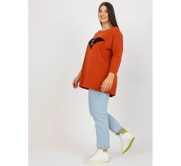 Halenka VI BZ 2911.82P tmavě oranžová