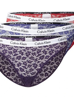 Krajkové kalhotky 3-pack - QD3926E - W5G - Mix barev - Calvin Klein
